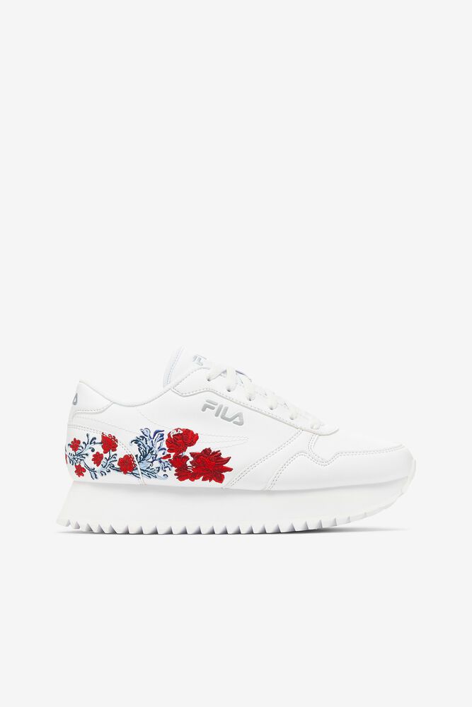 Fila Trainers Womens White Orbit Flower - Ireland 64197-VXJH